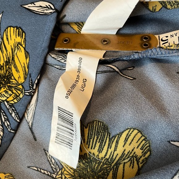 URBAN HERITAGE Dress Size Large Surplice Front V Neck Back Ruffle - Picture 11 of 16